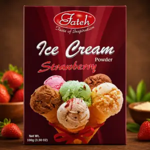 Ice Cream Powder Strawberry – Premium Strawberry Dessert Mix by Fateh Foods