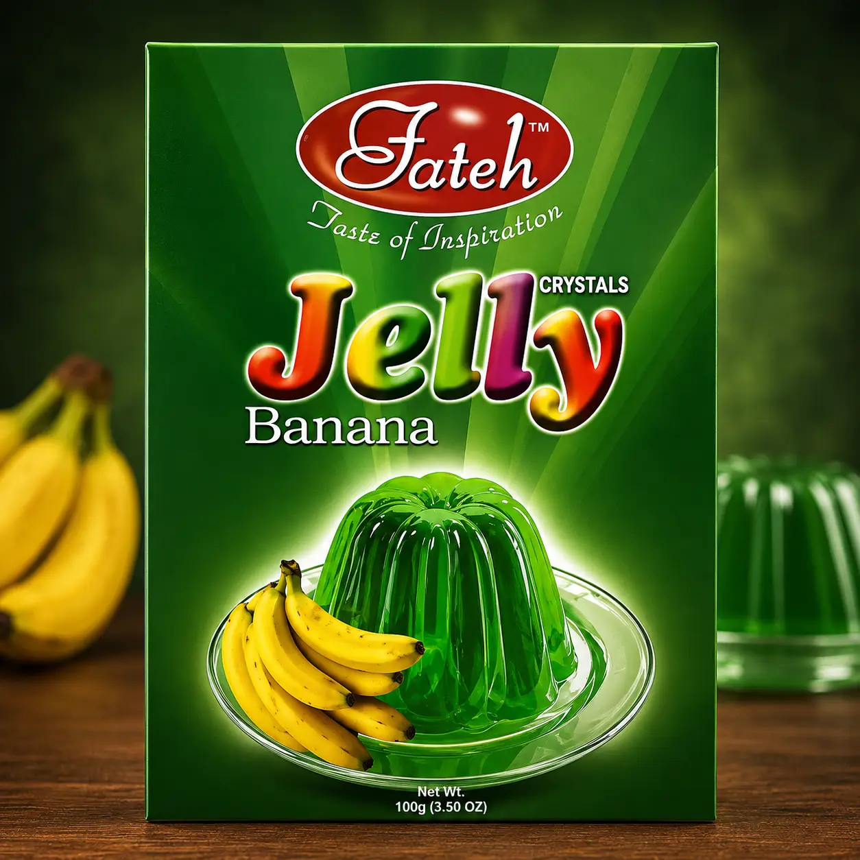 Banana Jelly | Fateh Foods | Fateh Foods Banana Jelly – Premium Dessert Mix by Fateh Foods